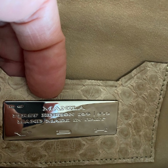 VBH Manila First Edition python clutch - Picture 4 of 6